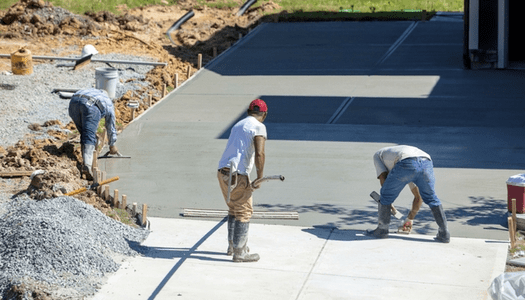 concrete driveway frisco tx